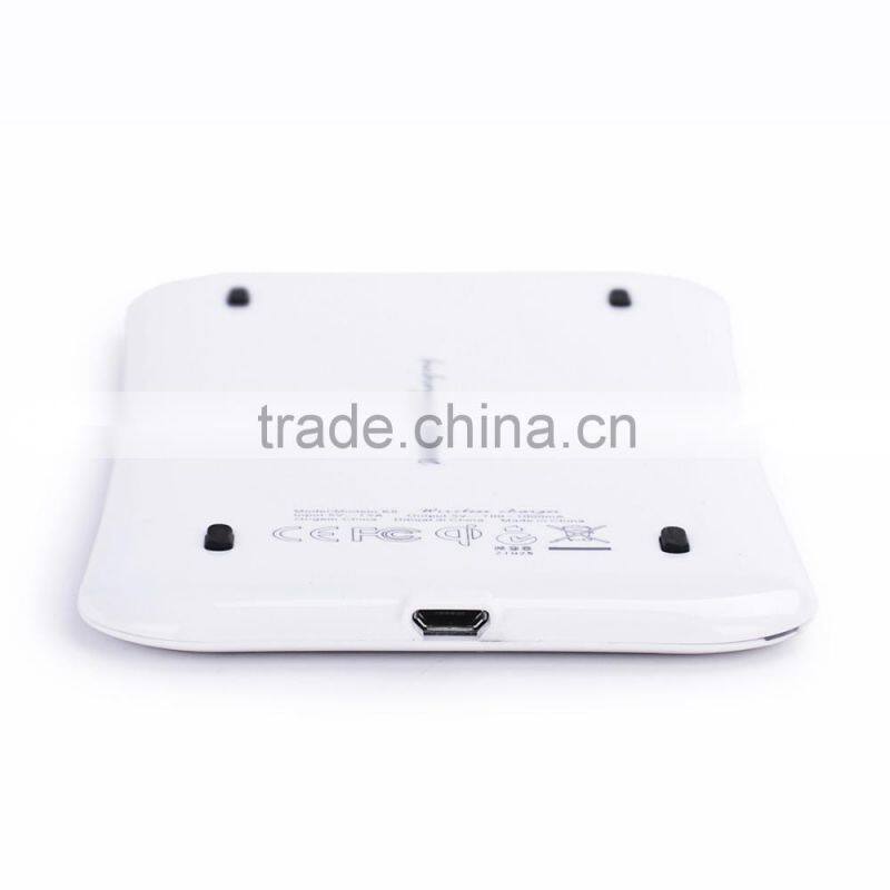 High performance qi wireless charger transmitter for iphone for samsung with no-slip silicone