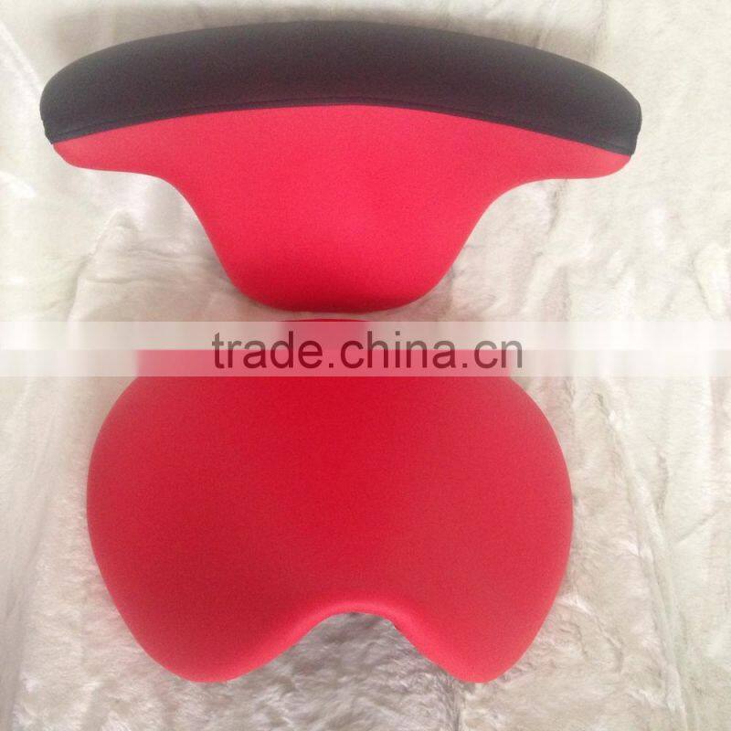 European design sensual salon stool /fashionable salon stool/ classic salon saddle stool with beautiful design backrest