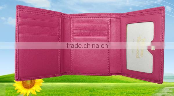 Fancy multicolor with elegant appearance leather clutch wallet clip for ladies/girls