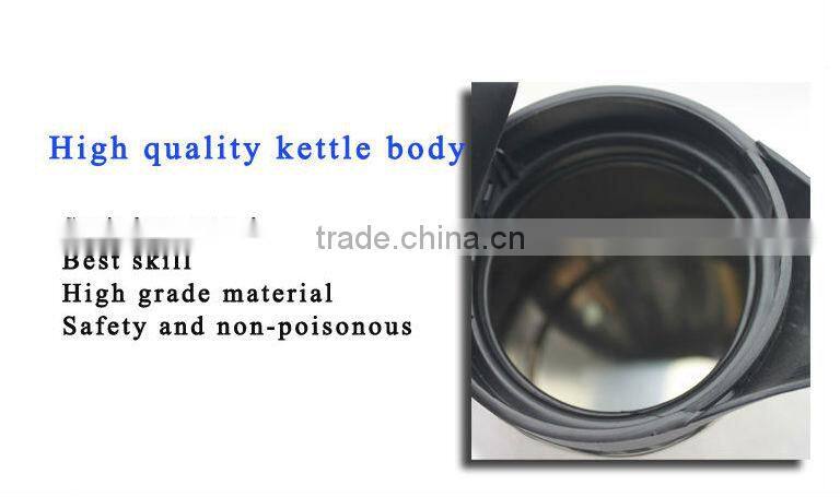 2015 new design high quality low price fashionable stainless steel electric kettle