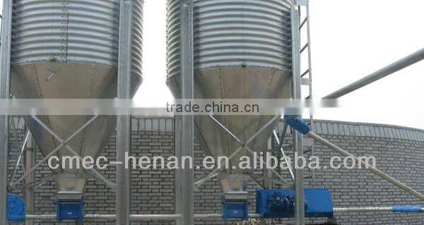 Feed silo for chicken house