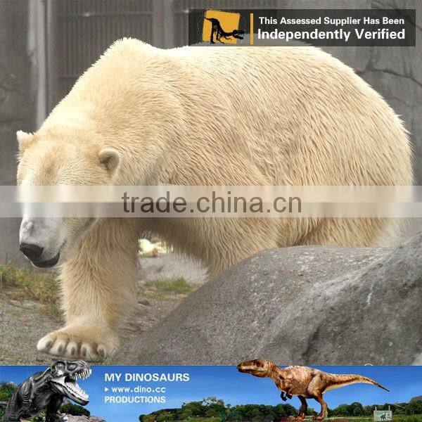 My Dino-C024 Theme park high quality life size polar bear statues