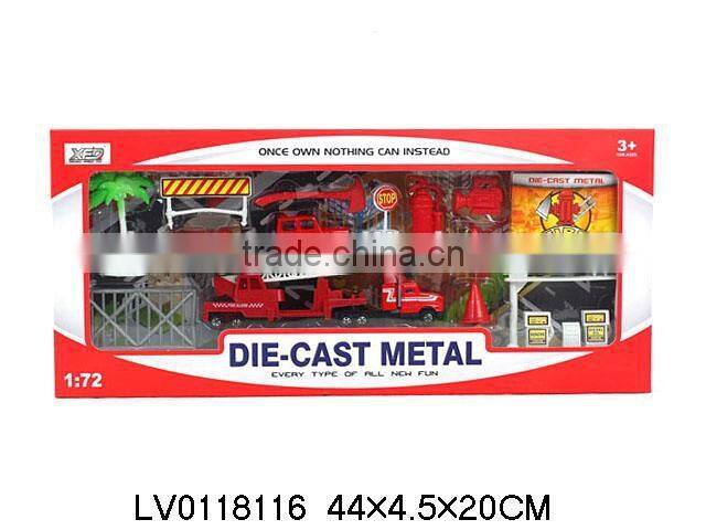 City set toy cars,Die cast toy,City toys set kids Fire Set toy
