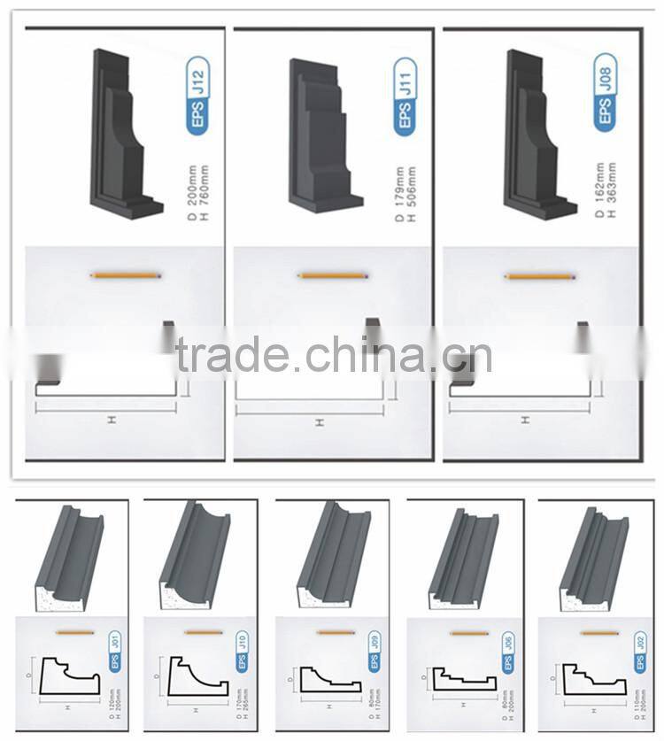 Polyurethane Fiberglass Cornice and Moulding