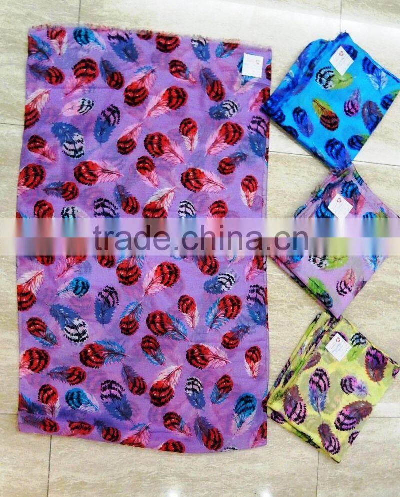 Summer lady polyester chiffon sexy beach pareo & scarves 2016