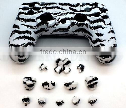 Customerized for ps4 Camo green Controller Shell Case Cover Kit for Sony PS4 - Includes Button Set, Camo green