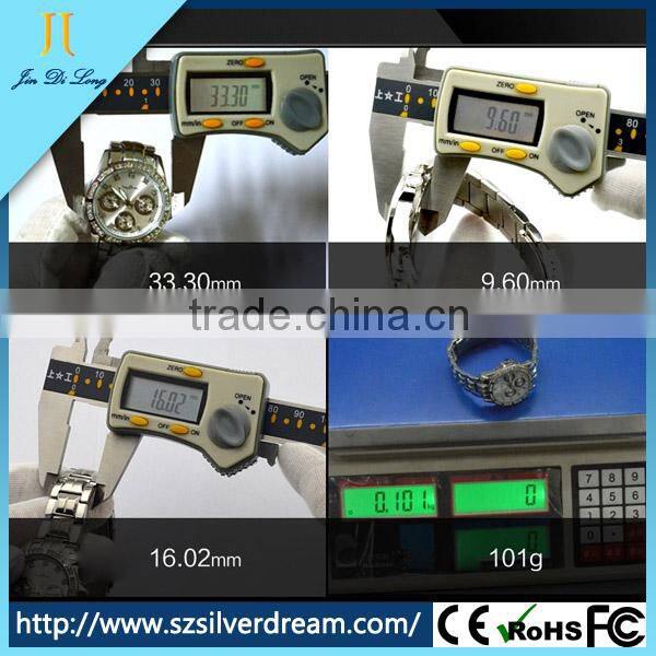 2016 Japan Quartz Movement Stainless Steel Watches Wholesale Wrist Watches