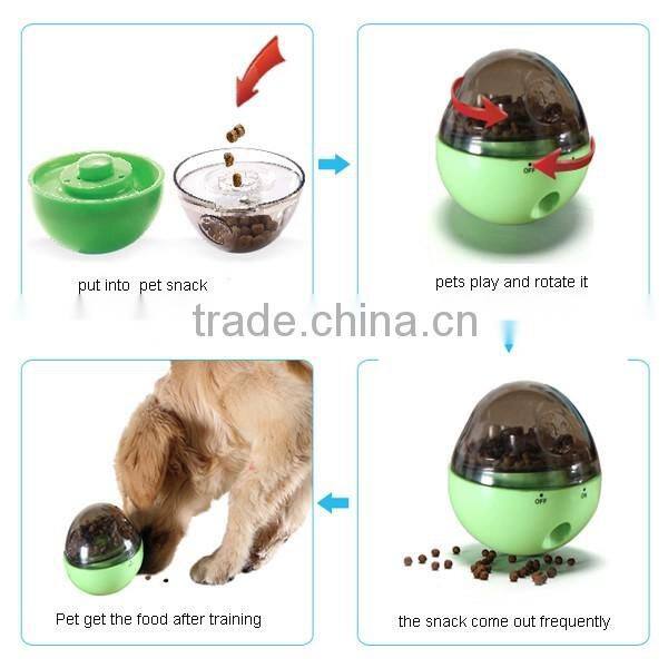 Educational pet snack bowl tumbler pet bowl