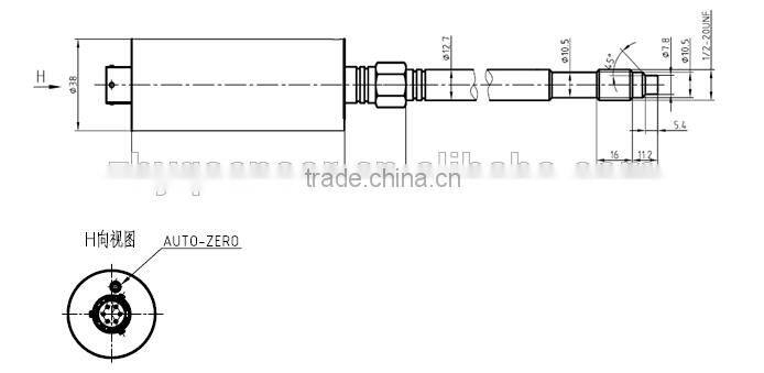 melt pressure sensor (auto-zero) with 4-20mA output