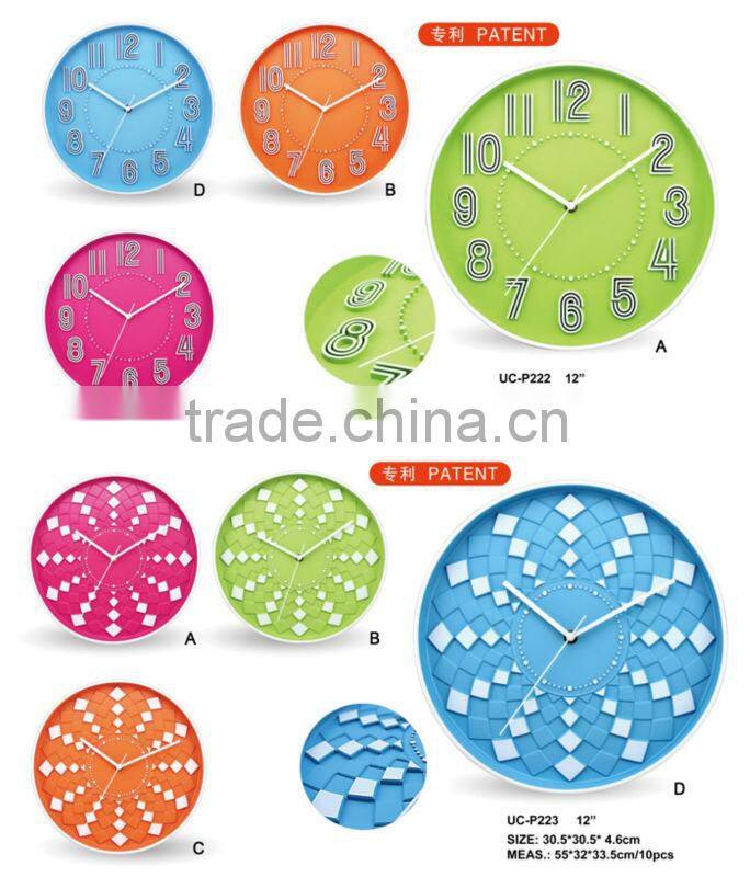 Custom unique oversized wall clocks