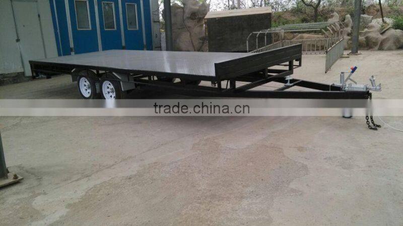 Heavy load capacity with CE approved car trailer