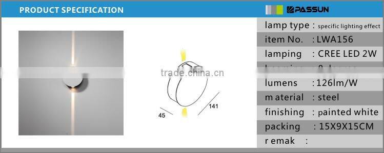 modern round two ways creechips led indoor decorative light