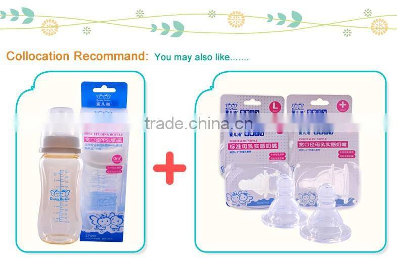 Wholesale Chinese PPSU Baby Feeding Bottle without Handle BPA Free 270ml Feeding Bottle