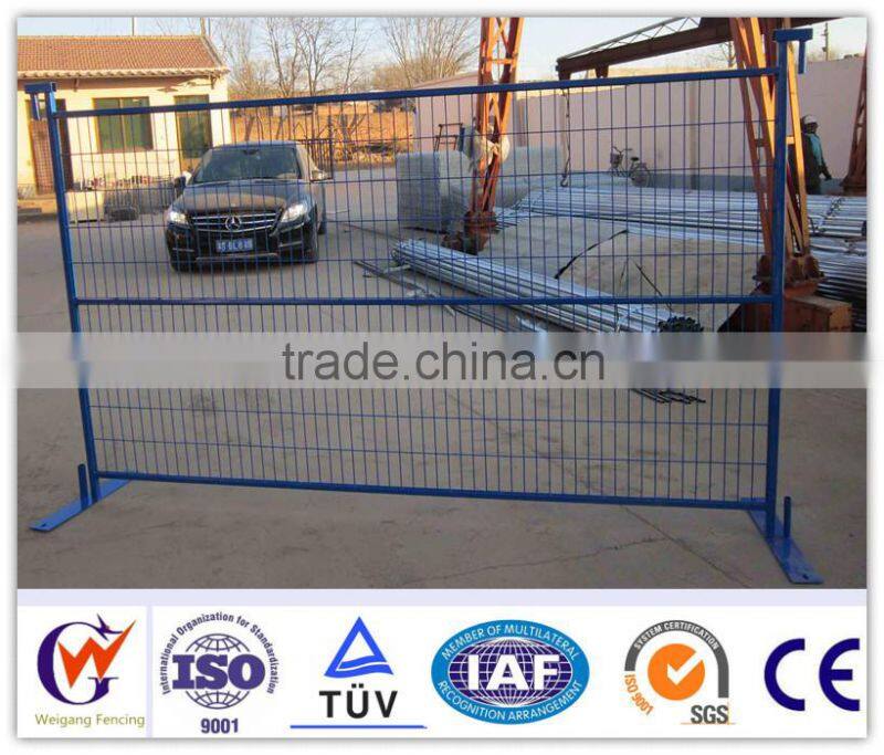 Solid Canada temporary construction fencem for sale