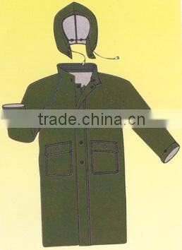 pvc/polyester 0.35mm rainsuit