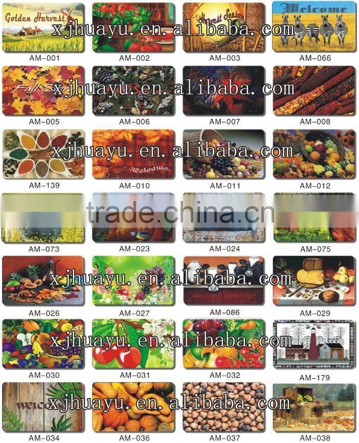 Heat transfer printing Door Mat antiSlip for Entrance recycled crumbed rubber