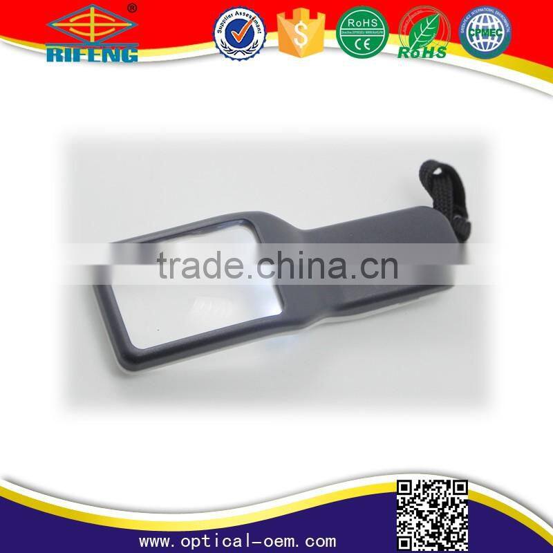 hand magnifier with led light/magnifiers
