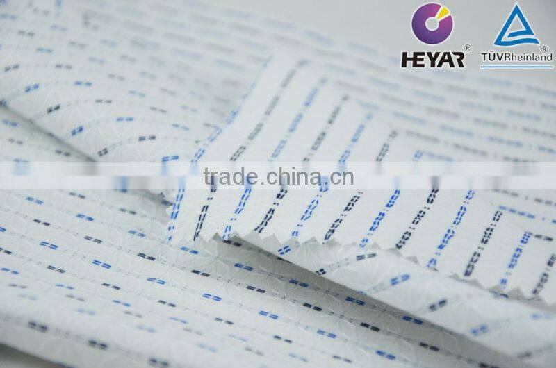 White Cotton Jacquard Shirt Fabric