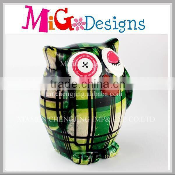 Hot Selling Colorful Pig Sassy Decal Finished Cartoon Secret Money Box