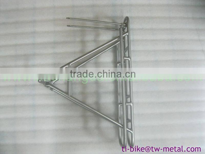 titanium bicycle rear rack Ti bike rear racks Titanium bicycle carrier for road bicycles