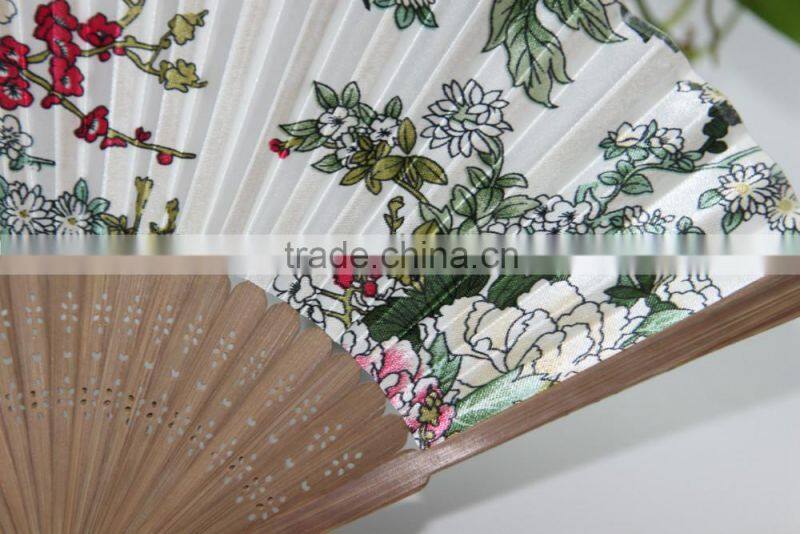 craft silk fan ladies hand fan