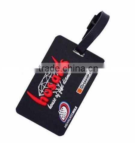 2014 Fashional soft pvc luggage tag/baggage tag