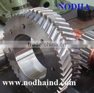 large Helical gear, custom made helical gear