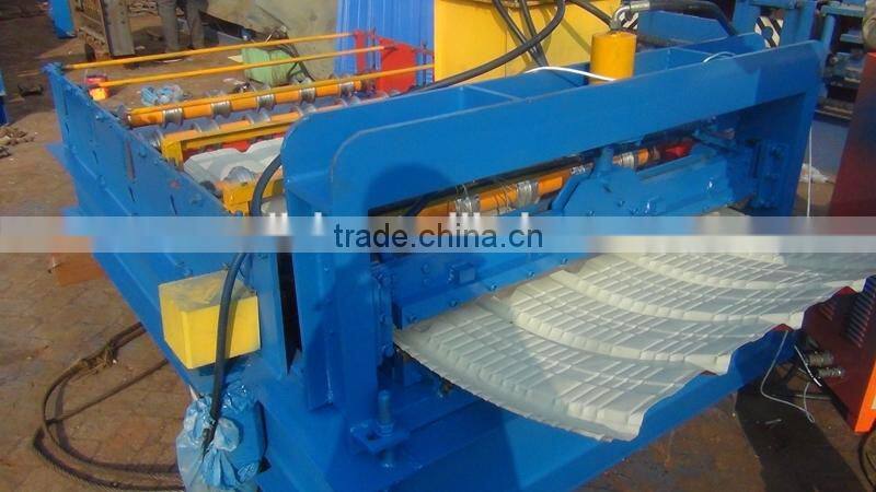 roof sheet crimping curved machine