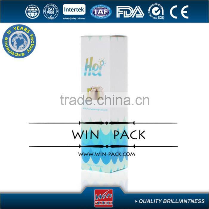 fashion design cosmetic paper packing box, creative paper packing box for cosmetic