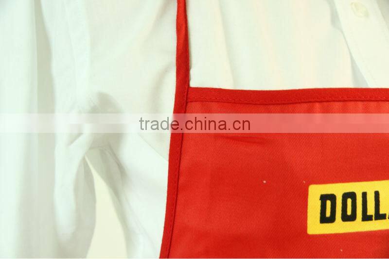 Fashional And Recycle Promotional Bib Aprons 100% cotton canvas