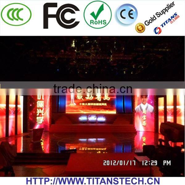 Steel Cabinets P4 Indoor Advertising Led Tv Display