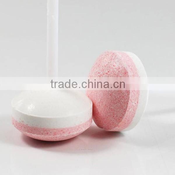 Dual colors compressed powder sugar free lollipop