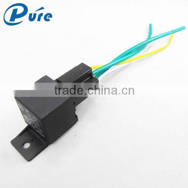 Universal good quality and cheap price one way auto central locking car alarm black color with LED indicator