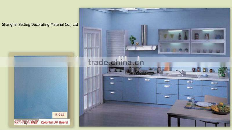 5 times uv coating mdf board for kitchen cabinet doors