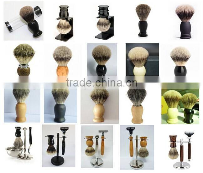 Wholesale Acrylic Handle Bristle Hair shave beard brush