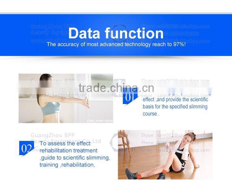 The portable body composition analyzer with the advanced technology