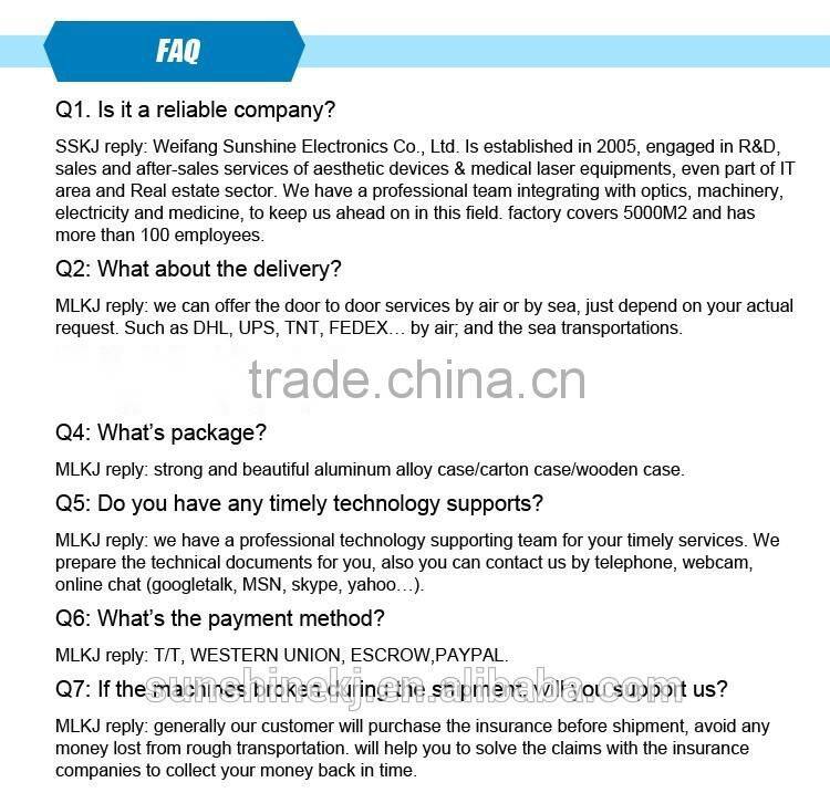 2016 New advanced 10 bars at home laser hair removal cold laser