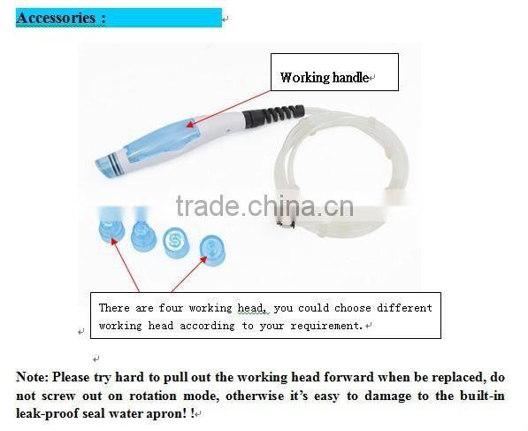 Good effect Water oxygen jet Machine For Skin whitening
