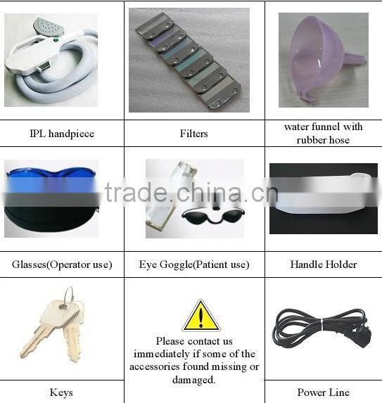 Professional smooth skin machine hair removal ipl beauty machine A003