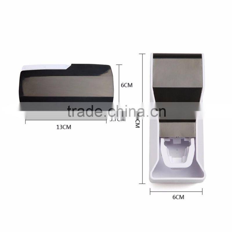 Cosylife Toothpaste Dispenser Toothpaste Squeezer Kit Hands Free Wall Mounted/Dustproof Kid's 5 Toothbrush Holders With Cover