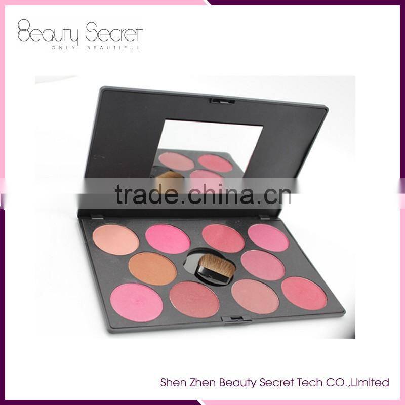 Top sale 10 colors Cosmetic Blusher Set Makeup Blush Palette