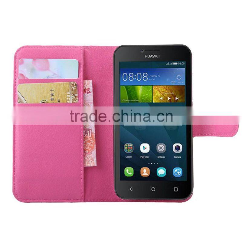 CHEAP COW SKIN TEXTURE Soft Wallet Case Stand PU Leather Case For HUAWEI Y5 Y560 FLIP LEATHER CREDIT CARD CASE
