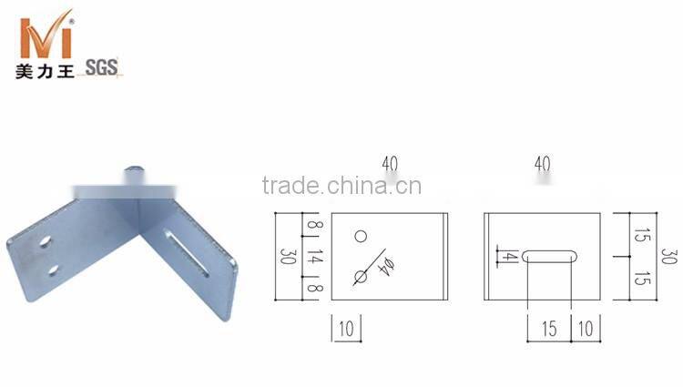 Furniture Usage Galvanized Metal Angle Corner Bracket