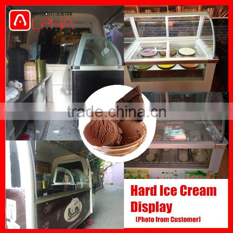 High quality!Ice cream display freezer/portable ice cream freezer