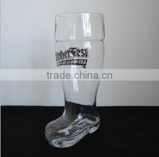 boot shaped beer glass