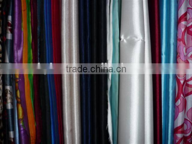 Cheap Polyester Heavy Satin Fabric For Wedding Decoration