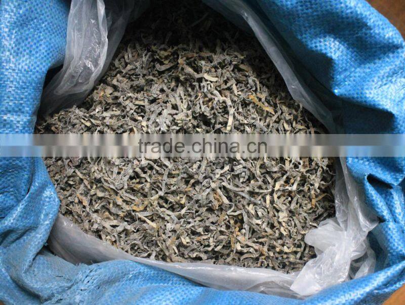 2015 Natural Thermal sun dried kelp cut,shredded laminaria,seaweed strips salad,sliced seaweed
