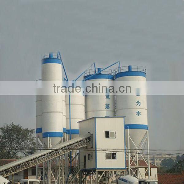HLS180m3/h hot selling commercial concrete batch plant design