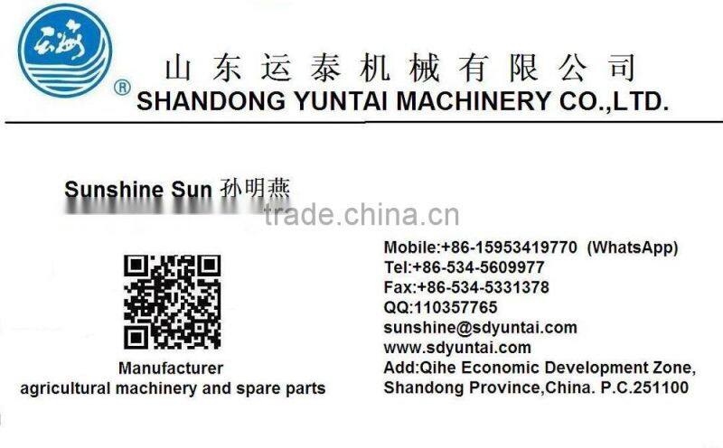 Notched harrow disc with boron steel for farming implements made by YUNTAI factory