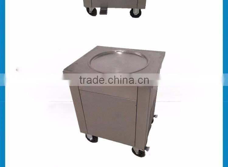 most popular 110V/220V Imported Compressor rolled fried ice cream making